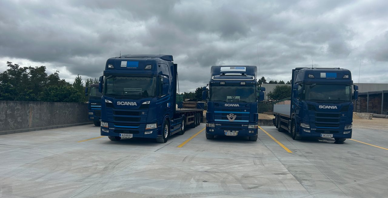 Camiões Scania da frota da Materconceição